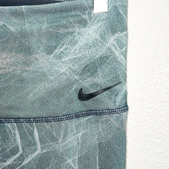 Nike Power Pocket Hyper Mesh Mint Tulle Training High Rise Tight - Picture 4 of 12
